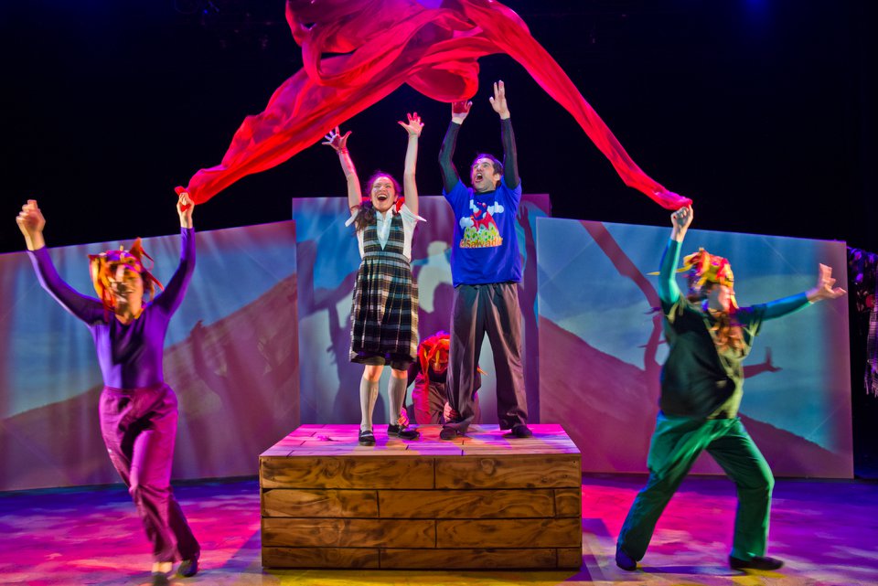 Scene from the play Volcano.